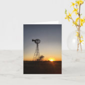 windmolenplaat (blanco binnenzijde) kaart (Gele Bloem)