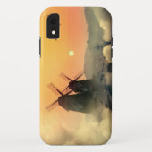 Windmolens, bergen en wolken Case-Mate iPhone case (Achterkant)