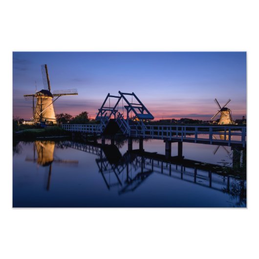 Windmolens en een diskette voor zonneklaar gebruik foto afdruk (Voorkant)