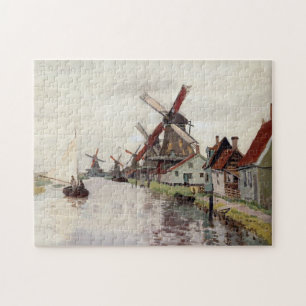 Windmolens in Holland Monet Fine Art Legpuzzel