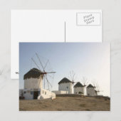 Windmolens in Mykonos Briefkaart (Voorkant / Achterkant)
