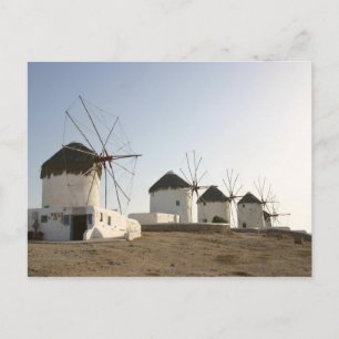 Windmolens in Mykonos Briefkaart