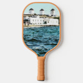 Windmolens in Mykonos Pickleball Paddle (Achterkant)