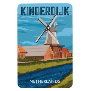 Windmolens in Nederland Magneet