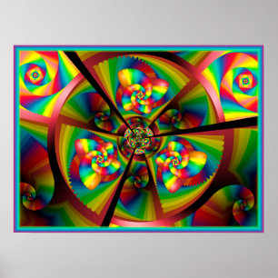 Windmolens Kaleidoscoop Poster