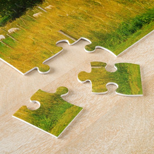 Windmolens van Amsterdam Holland. Jigzaag Puzzle Legpuzzel (Zijkant)