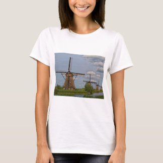 windmolens van het werelderfgoed Kinderdijk T-shirt