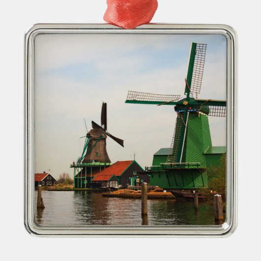 Windmolens van Holland Metalen Ornament (Voorkant)
