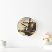 Windmolens wandklok ronde klok (Huis)