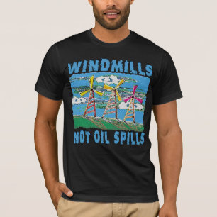Windmolens zonder olievlekken t-shirt