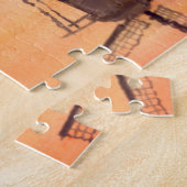 Windmolens Zonneverf Waterverf Legpuzzel (Zijkant)