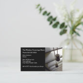 Window Blinds Retail Visitekaartje (Staand voorkant)