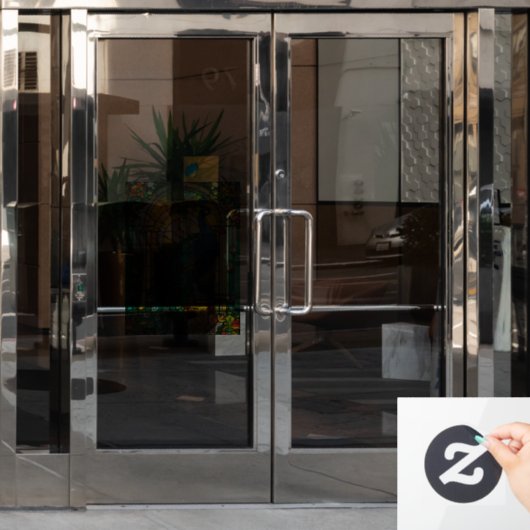 Window Cling Raamsticker (Kantoordeur)