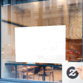 Window Cling Raamsticker (Cafe Raam)