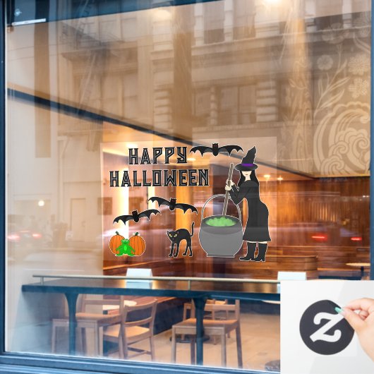 Window Cling Raamsticker (Cafe Raam)