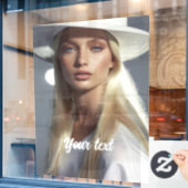 Window Cling Raamsticker (Cafe Raam)