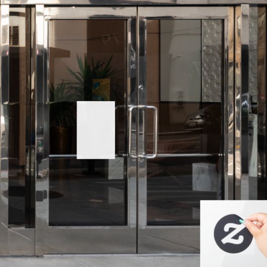 Window Cling Raamsticker (Kantoordeur)