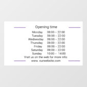 Window Cling Raamsticker (Vel)