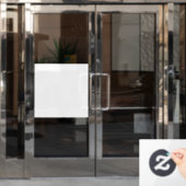 Window Cling Raamsticker (Kantoordeur)