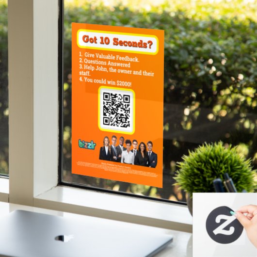 Window Cling Raamsticker (Kantoor)