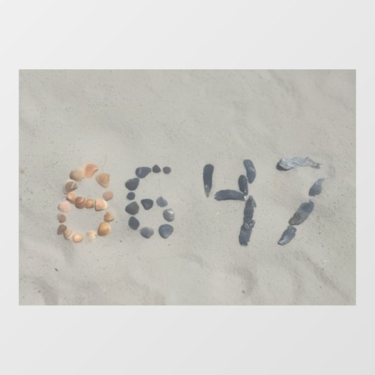 Window Cling Raamsticker (Vel)