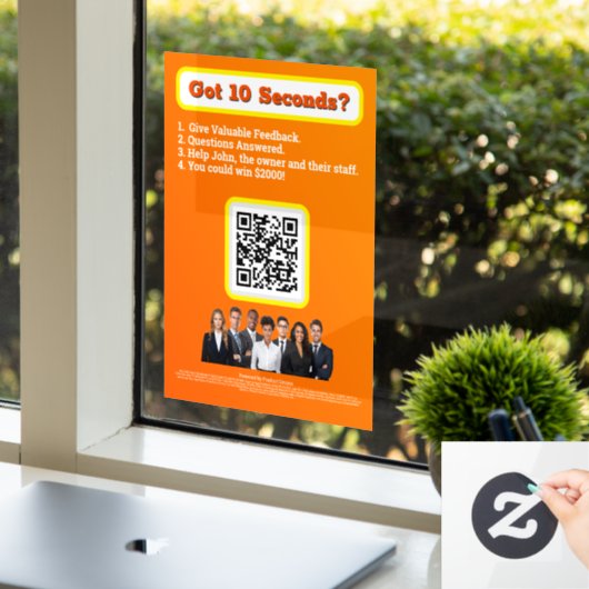 Window Cling Raamsticker (Kantoor)