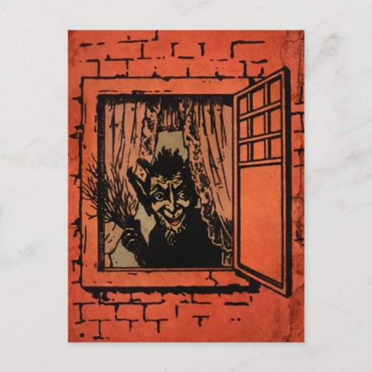  Window Krampus Briefkaart (Voorkant)