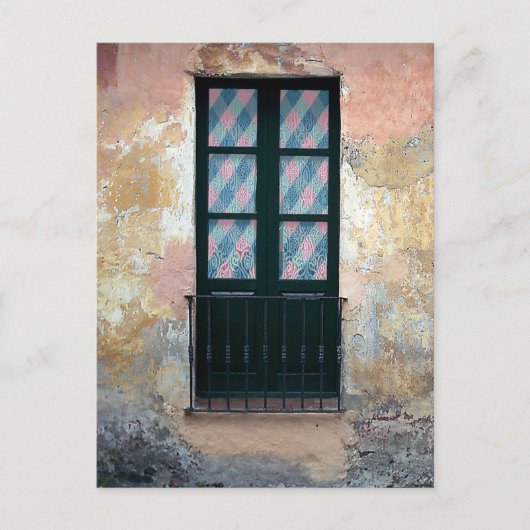 Window Railing Foto Briefkaart (Voorkant)