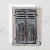 Window shutter briefkaart (Voorkant / Achterkant)