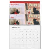 Windows aux chats noirs du calendrier du monde (Feb 2027)