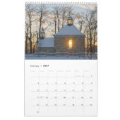 Windows avec caractère Calendrier 12 mois 2024 (Jan 2027)