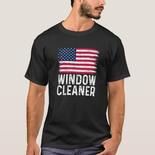 Windows Cleaner Cleaning 60 T-shirt (Voorkant)
