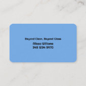 Windows Cleaner Visitekaartje (Achterkant)