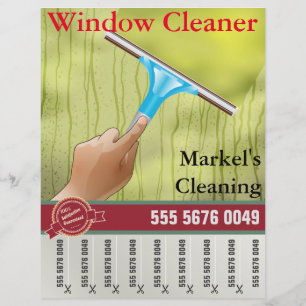 Windows Cleaning Service Small Business Flyer