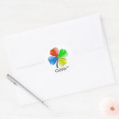 Windows Clover Edition Ronde Sticker (Envelop)