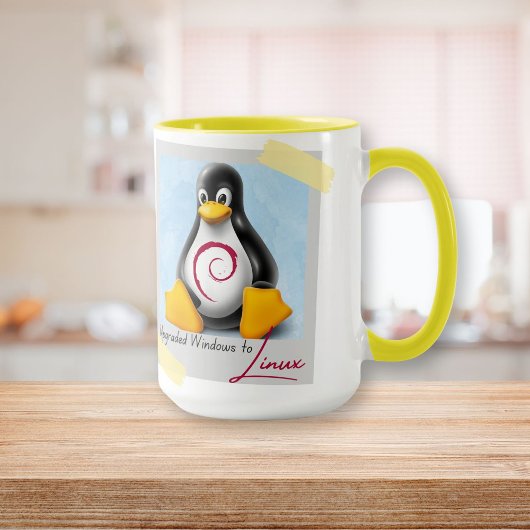 Windows Debian Linux TUX geüpgraded Mok