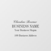 Windows Decal Clings Business Home (Vel)