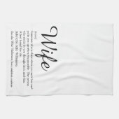 Windows Definition Chic Script Black en White Fun Theedoek (Horizontaal)