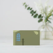 Windows et carte de visite de feuille (Debout devant)