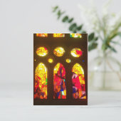 Windows Fiery Glas in lood Briefkaart (Staand voorkant)