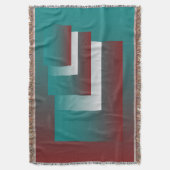 Windows in blauwgroen wit met vuurwapens deken (Voorkant Verticaal)