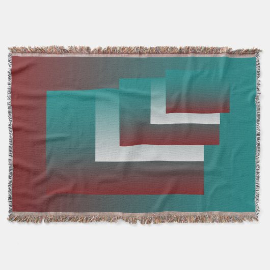 Windows in blauwgroen wit met vuurwapens deken (Voorkant)