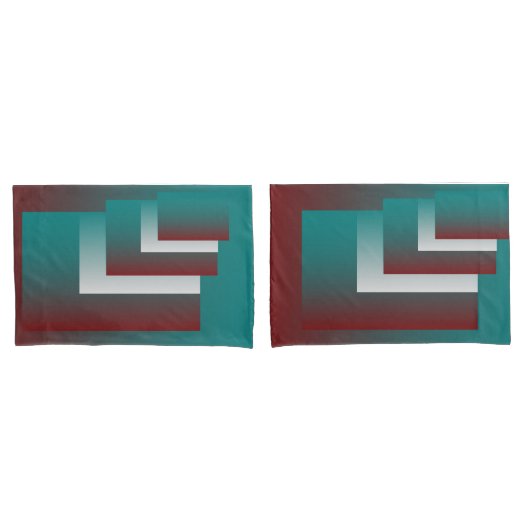 Windows in blauwgroen wit met vuurwapens kussensloop (Voorkant-Set)