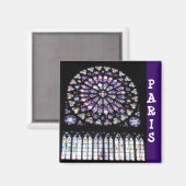 Windows Notre Dame Magneet (Voorkant / Achterkant)