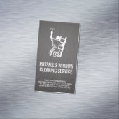 Windows-reinigingsservice Magnetisch Visitekaartje (Voorbeeld)