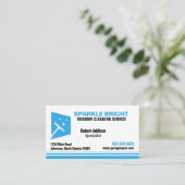 Windows-reinigingsservice Visitekaartje (Staand voorkant)