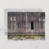 Windows van Angkor Briefkaart (Voorkant / Achterkant)