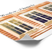 Windows van Santa Fe Poster (Hoek)