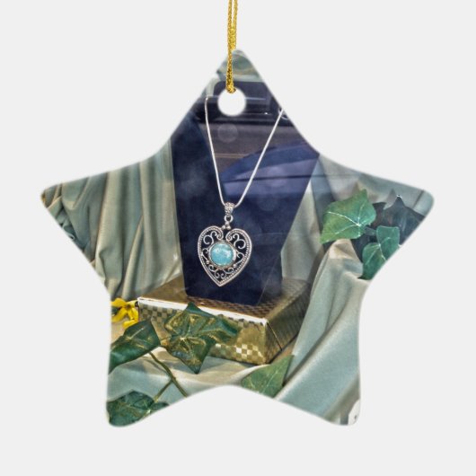 Windows-winkelen Keramisch Ornament (Voorkant)