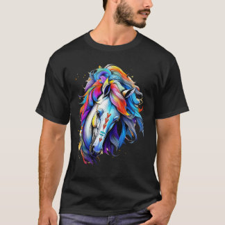 Windpaard Indian Tribal Art Native American Horse T-shirt